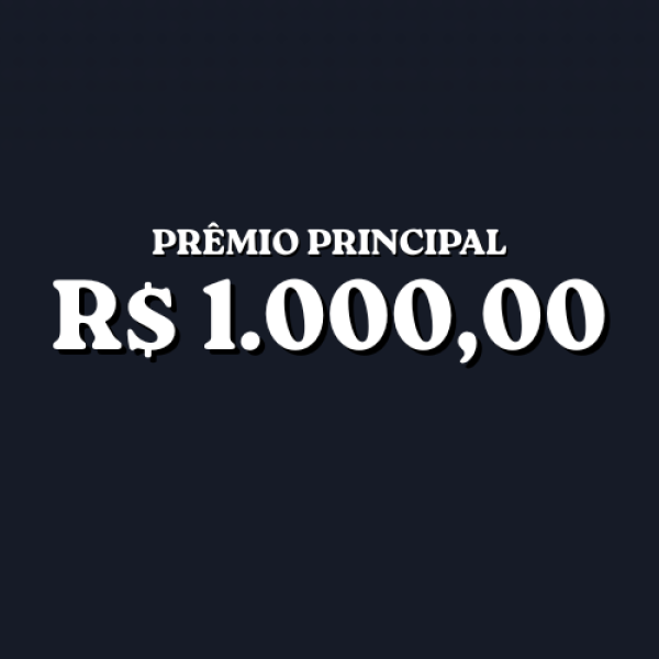 MIL REAIS NO PIX